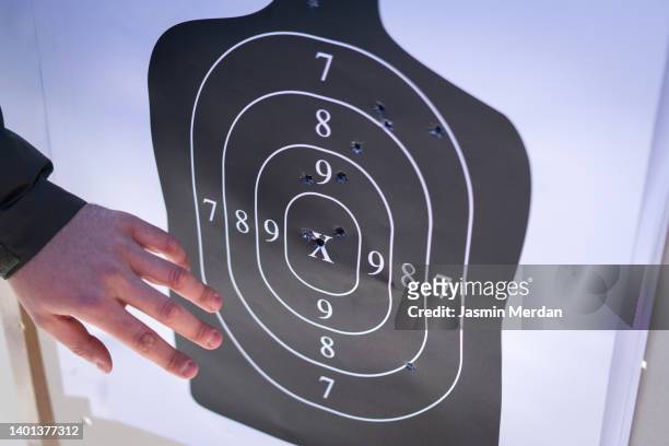 shooting target success - police training stock pictures, royalty-free photos & images