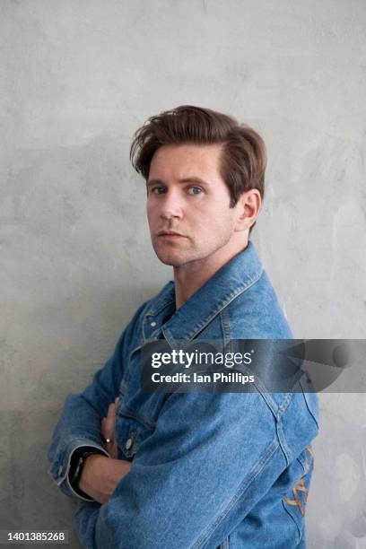 Actor Allen Leech is photographed for Muze Magazine on April 3, 2022 in Los Angeles, California.