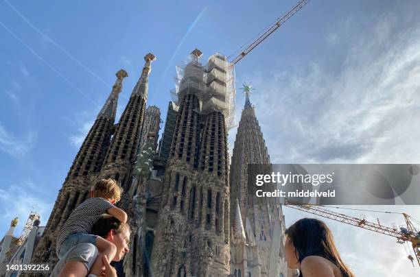 barcelona city life - ascension of jesus christ stock pictures, royalty-free photos & images