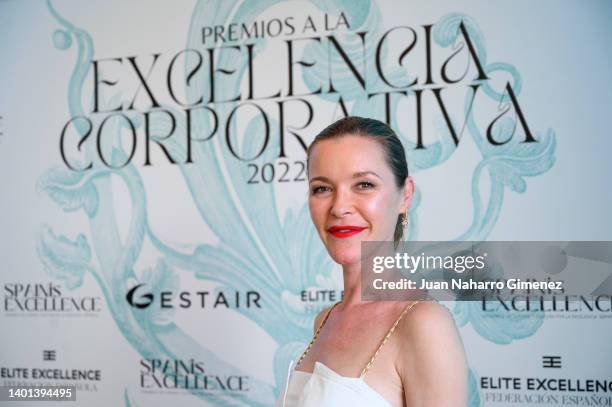 Maria Esteve attends 'Corporate Excellence' awards 2022 at InterContinental Hotel on June 06, 2022 in Madrid, Spain.