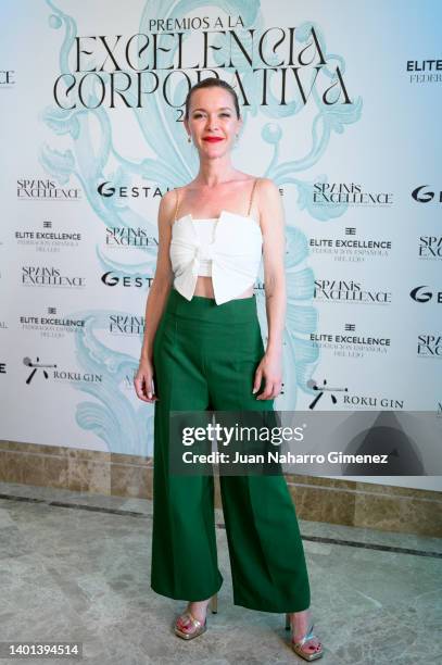 Maria Esteve attends 'Corporate Excellence' awards 2022 at InterContinental Hotel on June 06, 2022 in Madrid, Spain.