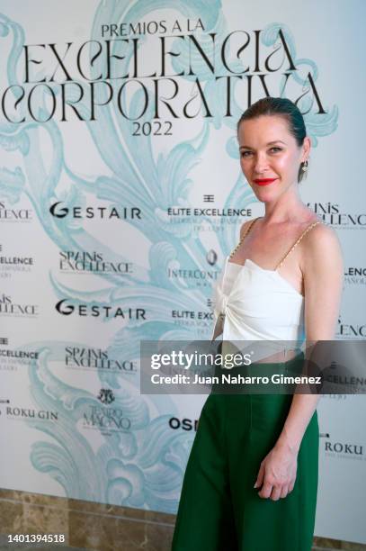 Maria Esteve attends 'Corporate Excellence' awards 2022 at InterContinental Hotel on June 06, 2022 in Madrid, Spain.