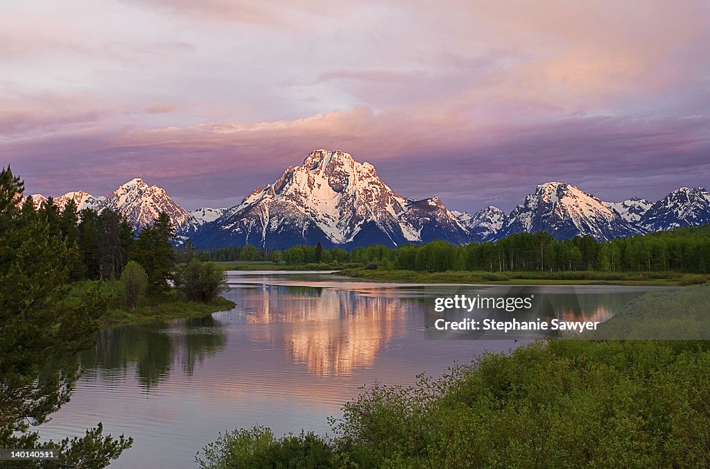 Oxbow Bend at dawn