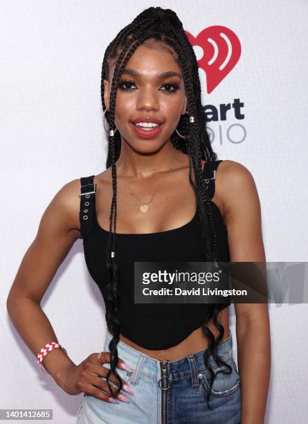 Teala Dunn attends the 2022 iHeartRadio Wango Tango at Dignity Health Sports Park on June 04, 2022 in Carson, California.