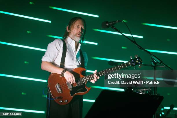 Thom Yorke from The Smile performs at Philharmonie de Paris on June 06, 2022 in Paris, France.