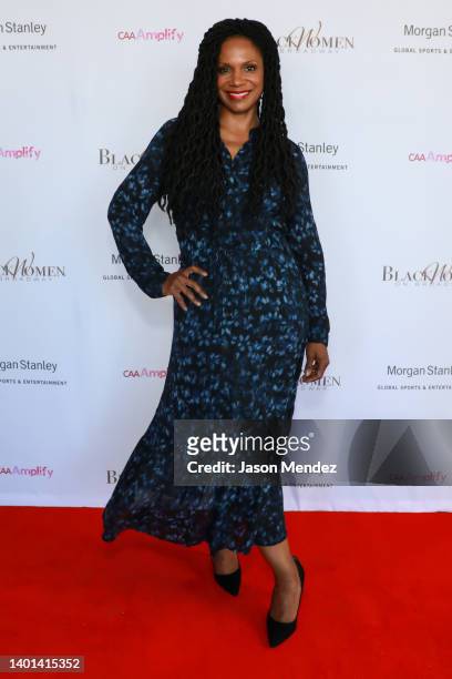 Audra McDonald attends the 2022 Black Women on Broadway awards celebration at Empire Hotel Rooftop on June 06, 2022 in New York City.