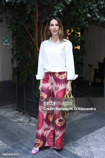 Ludovica Sauer attends David Lauren opens Ralph's Milan, a Celebration of American Lifestyle and Timeless Design, during Salone Del Mobile on June...