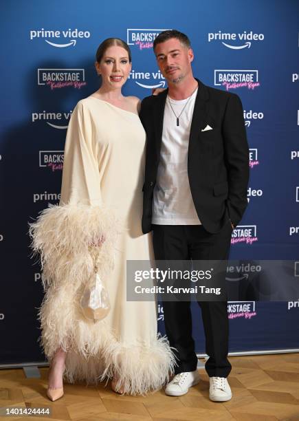 Katherine Ryan and Bobby Kootstra attend the "Backstage With Katherine Ryan" Launch Event at BAFTA on June 06, 2022 in London, England.