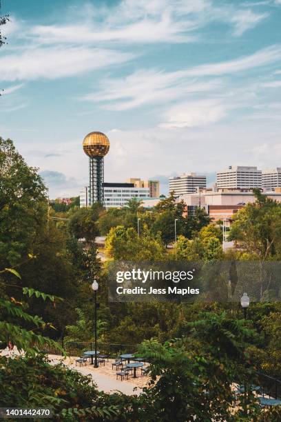 sunsphere in knoxville, tn - knoxville tennessee 個照片及圖片檔