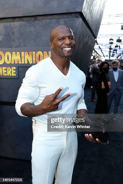 Terry Crews attends the Los Angeles premiere of Universal Pictures' "Jurassic World Dominion" on June 06, 2022 in Hollywood, California.