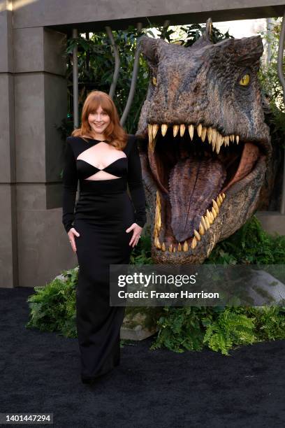 Bryce Dallas Howard attends the Los Angeles premiere of Universal Pictures' "Jurassic World Dominion" on June 06, 2022 in Hollywood, California.