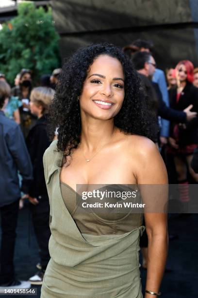 Christina Milian attends the Los Angeles premiere of Universal Pictures' "Jurassic World Dominion" on June 06, 2022 in Hollywood, California.