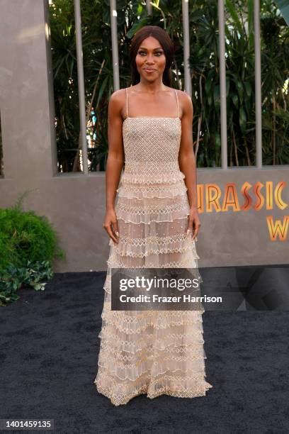 DeWanda Wise attends the Los Angeles premiere of Universal Pictures' "Jurassic World Dominion" on June 06, 2022 in Hollywood, California.