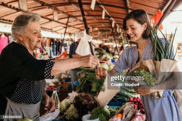 fresh vegetables for a beautiful woman - local market stock pictures, royalty-free photos & images