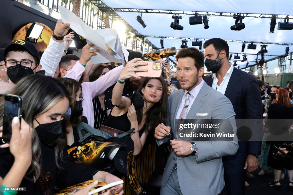 Los Angeles Premiere Of Universal Pictures "Jurassic World Dominion" - Red Carpet
