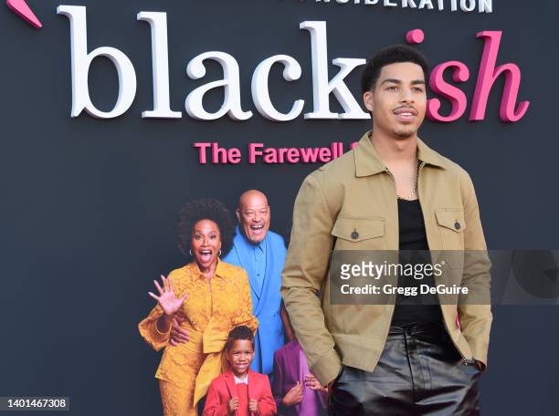 Marcus Scribner attends ABC's "BLACK-ISH" Los Angeles special screening event at El Capitan Theatre on June 06, 2022 in Los Angeles, California.