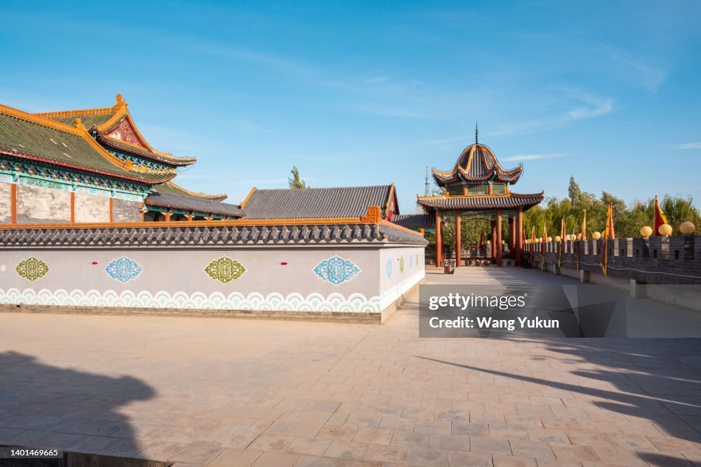 Imperial palace courtyard