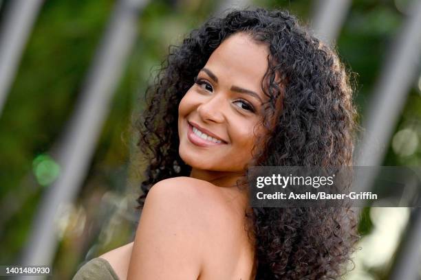 Christina Milian attends the Los Angeles Premiere of Universal Pictures "Jurassic World Dominion" on June 06, 2022 in Hollywood, California.