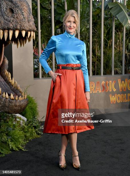 Laura Dern attends the Los Angeles Premiere of Universal Pictures "Jurassic World Dominion" on June 06, 2022 in Hollywood, California.