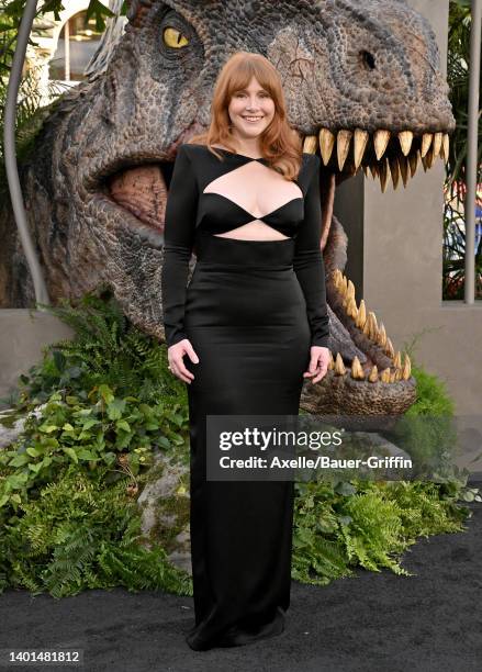 Bryce Dallas Howard attends the Los Angeles Premiere of Universal Pictures "Jurassic World Dominion" on June 06, 2022 in Hollywood, California.