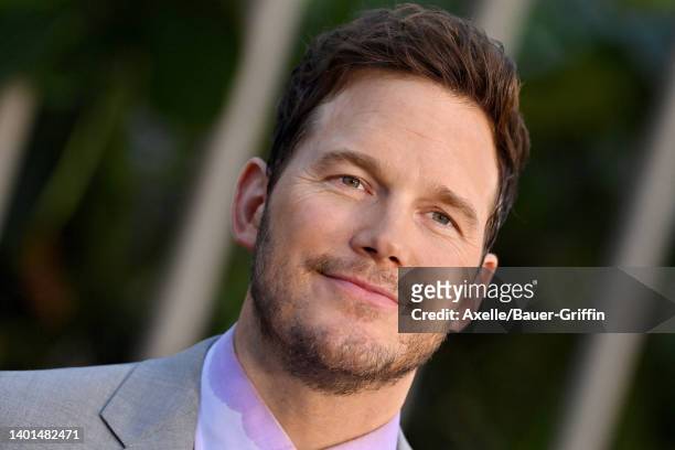 Chris Pratt attends the Los Angeles Premiere of Universal Pictures "Jurassic World Dominion" on June 06, 2022 in Hollywood, California.