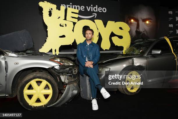 Chace Crawford attends the Sydney preview screening of The Boys Season 3 at Hoyts Entertainment Quarter on June 07, 2022 in Sydney, Australia.