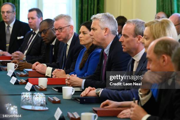 Minister of State Michael Ellis , Leader of the House of Commons Mark Spencer , Business Secretary Kwasi Kwarteng , Levelling Up Secretary Michael...