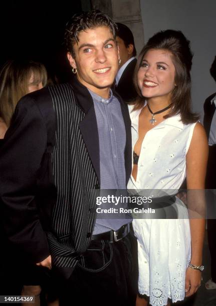 Brian Austin Green and Tiffani Thiessen at the Emprio of Arabia Morrocan Themed Celebration for the Opening of New Emporio Armani Boutique, Emporio...