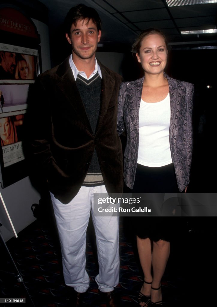 Noah Wyle and Sherry Stringfield at the Premiere of 'The Myth of