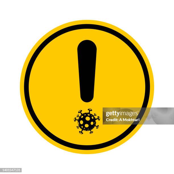 Red Circle Contamination Risk Icon Danger Circle Photos and Premium High Res Pictures - Getty Images
