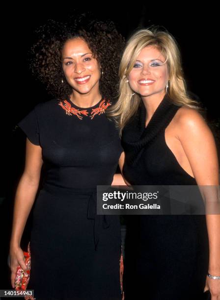 Karyn Parsons and Tiffani Thiessen at the Premiere of 'The Ladies Man', Paramount Theatre, Hollywood.