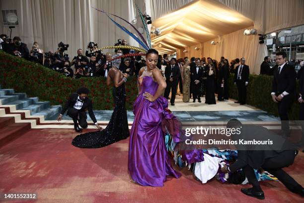 Lauren Von Der Pool attends The 2022 Met Gala Celebrating "In America: An Anthology of Fashion" at The Metropolitan Museum of Art on May 02, 2022 in...