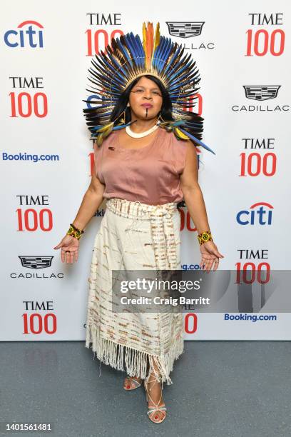 Sônia Guajajara attends the TIME100 Summit 2022 at Jazz at Lincoln Center on June 7, 2022 in New York City.