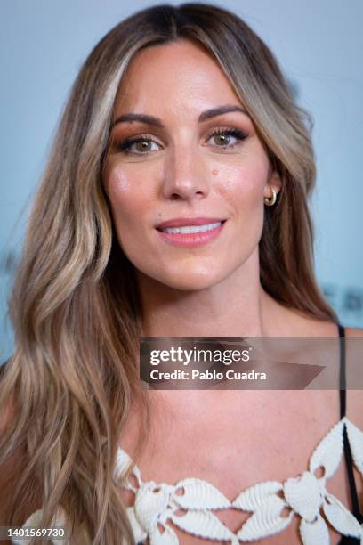 Spanish singer Edurne Garcia Almagro, AKA Edurne attends the "Les Eaux D'Un Instant" By Angel Schlesser perfumes presentation at the MOM Culinary...