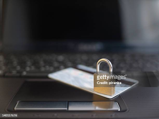 secure online shopping - debit card fraud stock pictures, royalty-free photos & images
