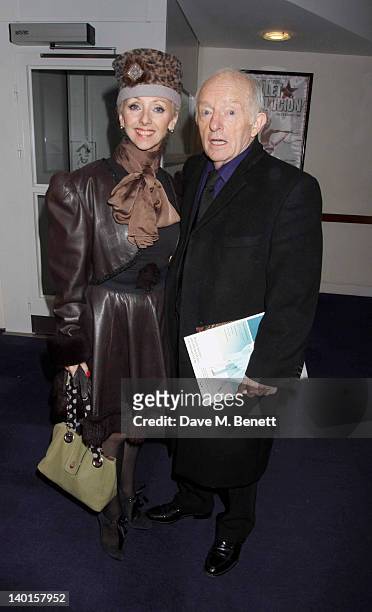 Debbie McGee and Paul Daniels attend the press night performance of 'The Houdini Experience' at The Peacock Theatre on February 28, 2012 in London,...