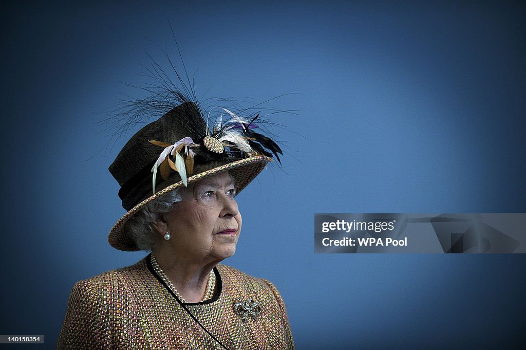 Queen Elizabeth II Opens Refurbished East Wing of Somerset House