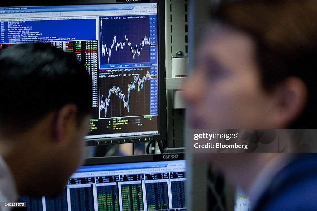 Traders on the NYSE Trading Floor