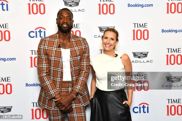 Dwyane Wade and Poppy Harlow attend the TIME100 Summit 2022 at Jazz at Lincoln Center on June 7, 2022 in New York City.