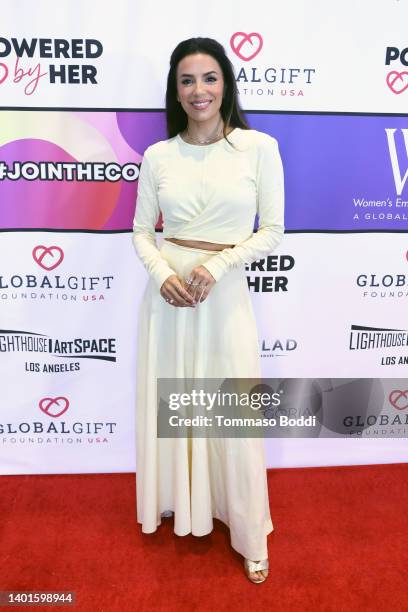 Eva Longoria attends the Women's Empowerment Forum Benefiting Global Gift Foundation USA At Immersive Frida Kahlo Exhibit at Lighthouse Artspace LA...