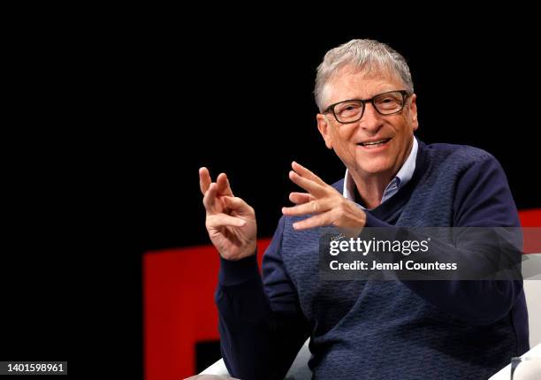 Bill Gates speaks onstage at the TIME100 Summit 2022 at Jazz at Lincoln Center on June 7, 2022 in New York City.