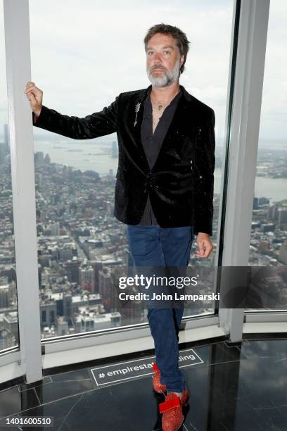 Rufus Wainwright attends Judy Garland's 100th Birthday at The Empire State Building on June 07, 2022 in New York City.