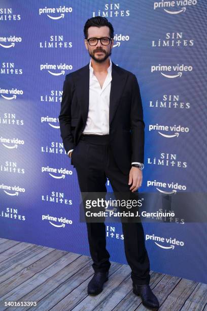 Alvaro Morte attends 'Sin Limites' photocall by Prime Video at Cines Callao on June 07, 2022 in Madrid, Spain.