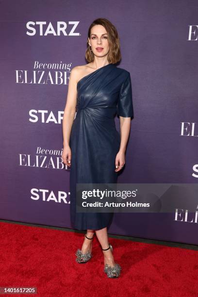 Jessica Raine attends the "Becoming Elizabeth" New York Premiere at The Plaza Hotel on June 07, 2022 in New York City.