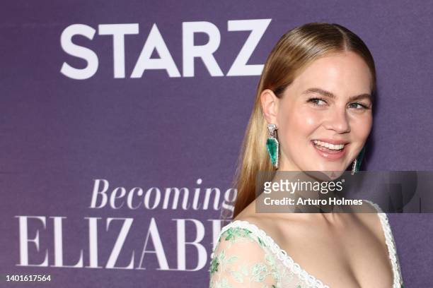 Alicia von Rittberg attends the "Becoming Elizabeth" New York Premiere at The Plaza Hotel on June 07, 2022 in New York City.
