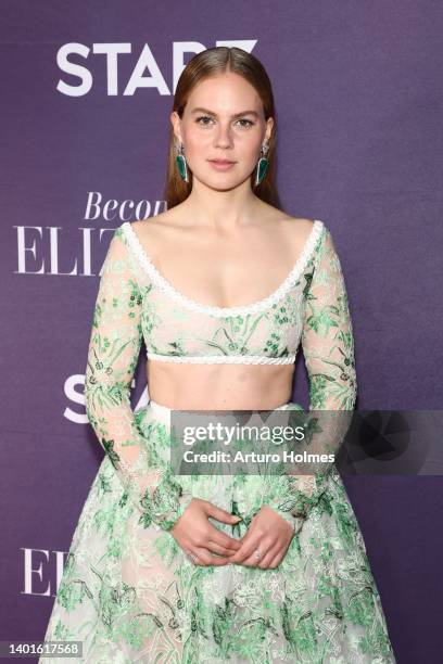 Alicia von Rittberg attends the "Becoming Elizabeth" New York Premiere at The Plaza Hotel on June 07, 2022 in New York City.