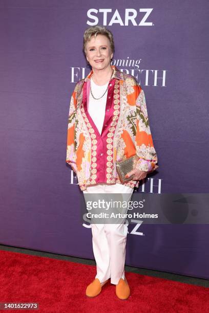 Eve Plumb attends the "Becoming Elizabeth" New York Premiere at The Plaza Hotel on June 07, 2022 in New York City.