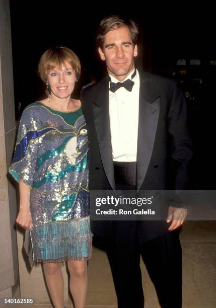 Scott Bakula and Krista Neumann at the 1991 International Broadcasting Awards, Beverly Hilton Hotel, Beverly Hills.