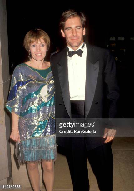 Scott Bakula and Krista Neumann at the 1991 International Broadcasting Awards, Beverly Hilton Hotel, Beverly Hills.
