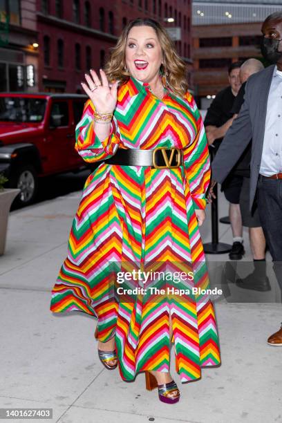 Melissa McCarthy is seen in SoHo on June 07, 2022 in New York City.